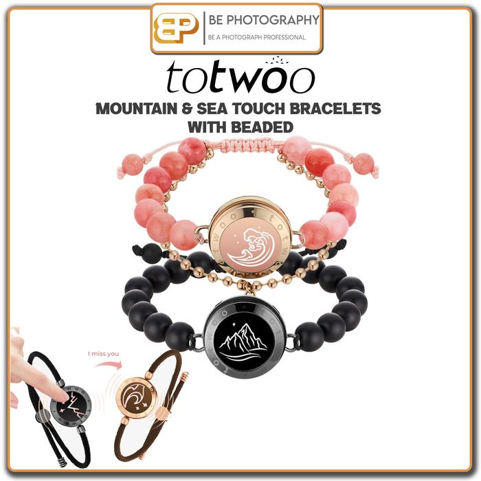 Totwoo Mountain & Sea Touch Bracelets / Totwoo Smart Couple Bracelets / Totwoo Mountain and Sea Brac