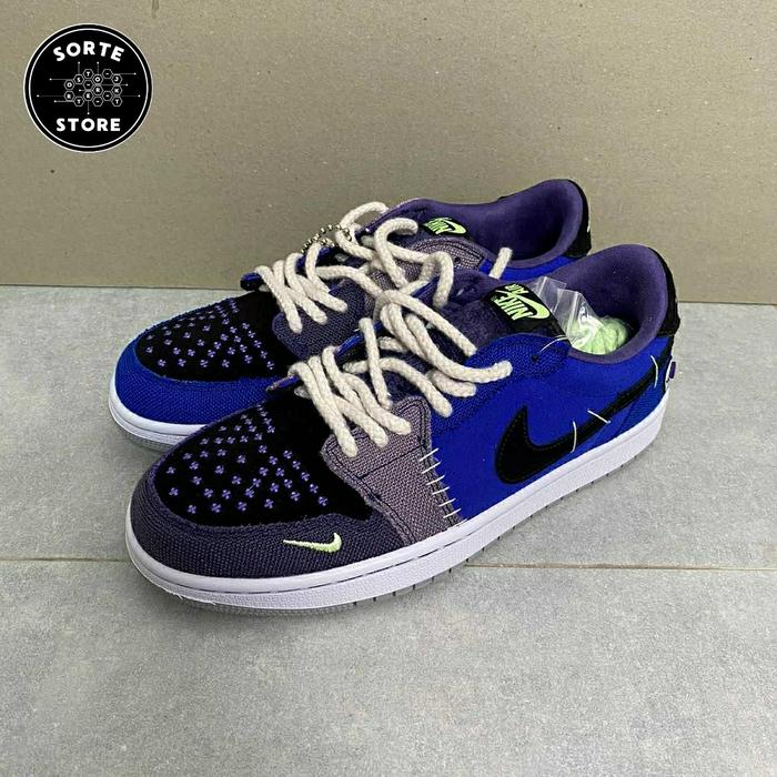 SEPATU PRIA AJ 1 LOW VOODOO ALTERNATE PURPLE