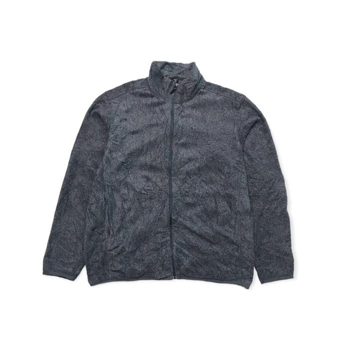 UNIQLO Flecce Zip Up Jacket Light Grey | Size XL