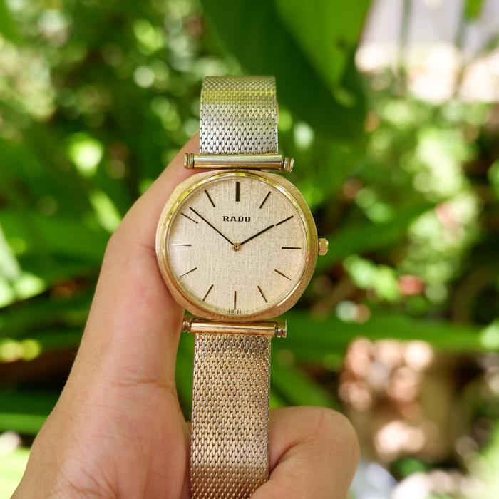 Rare Rado 563.9001.2 Gold Plated Automatic Watch