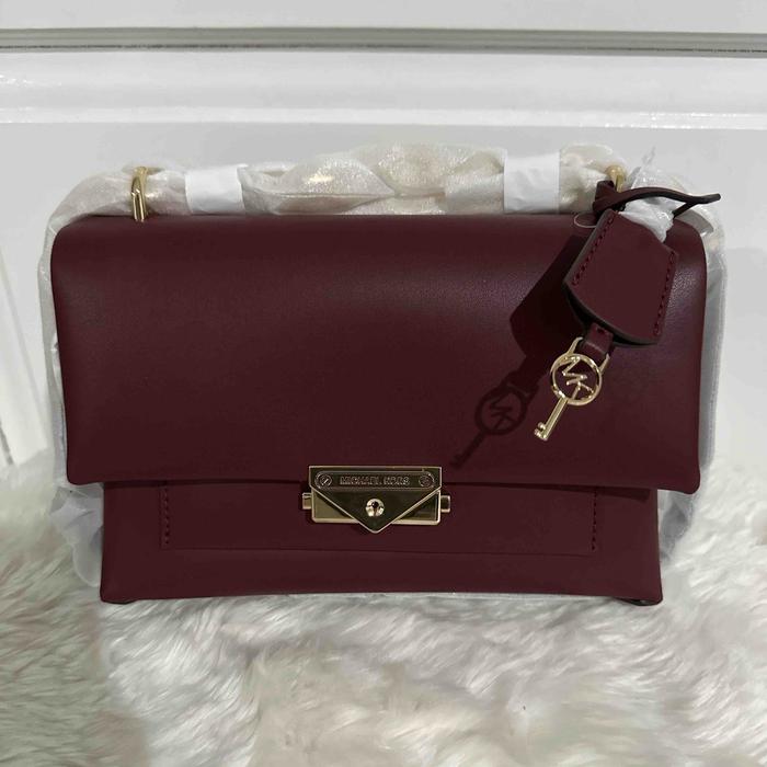 Cece Medium Shoulder Bag Dark Cherry