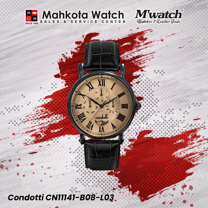JAM TANGAN PRIA CONDOTTI CN 11141 B08 L03 ORIGINAL