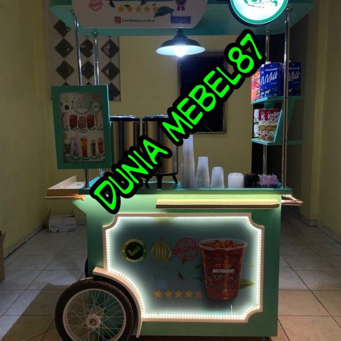 GEROBAK ES TEH SOLO BOOTH ES TEH SOLO BOOTH MINIMALIS MURAH
