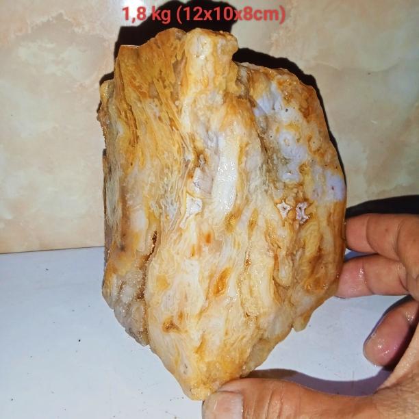 batu fosil kayu Cendana full kristal (463)