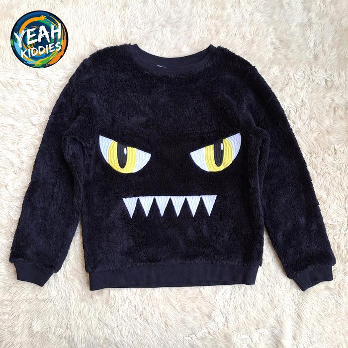 JAKET SWEATER BULU HnM KIDS ANAK COWOK LAKI LAKI SIZE 6 7 8 TAHUN