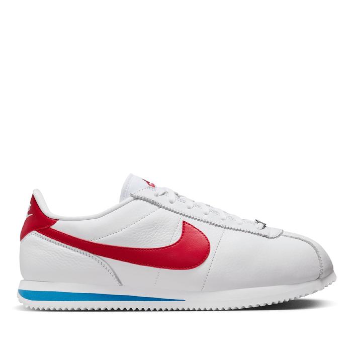 NIKE MEN'S SHOES - NIKE CORTEZ - WHITE/VARSITY RED-VARSITY BLUE