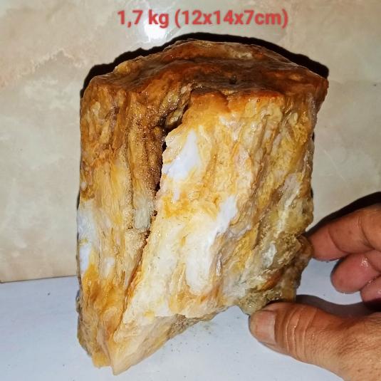 batu fosil kayu Cendana full kristal (465)