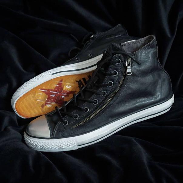 Converse John Varvatos Steel Toe Double Zip Leather Hi