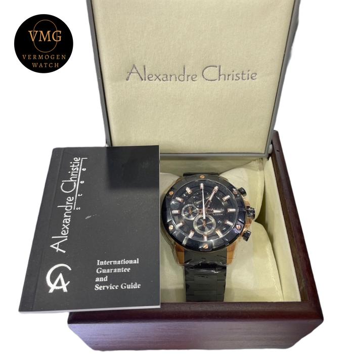 Jam Tangan Alexandre Christie Pria AC 6609 MC/AC6609MC Original