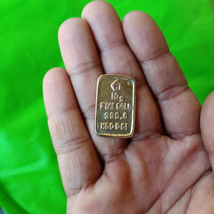 Custom Miniatur Emas Batangan Kuningan 999.9 Logam Mulia 10 gram