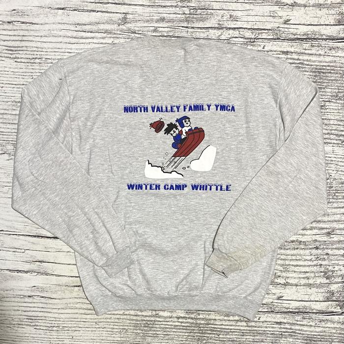 Crewneck cn sweatshirt vintage Jerzees build up North valley second