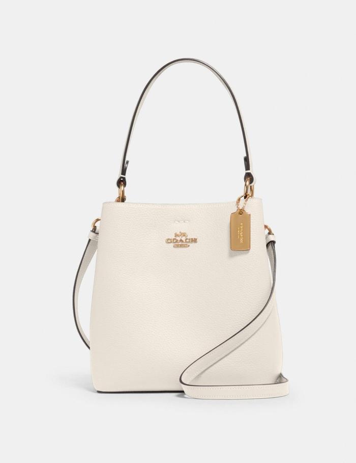 TAS C C SMALL TOWN BUCKET BAG WHITE