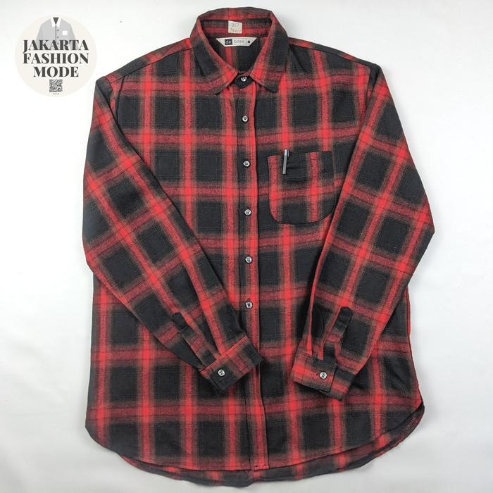 Kemeja Pria Flanel Veterano DE BASE Z57 Second Branded Size L