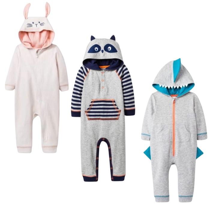 Hooded Baby Romper (Cat & Jack)