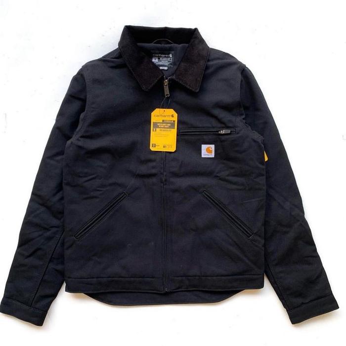 Carhartt Detroit Jacket 103828 - Black Original 100%