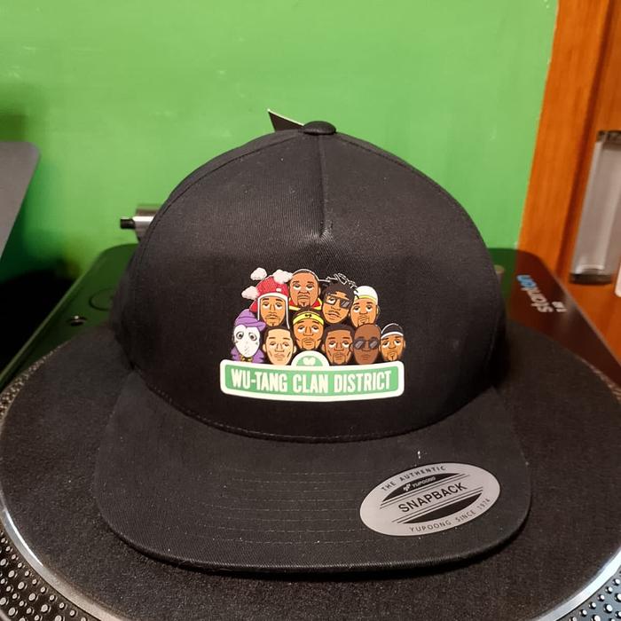Topi snapback wu-tang clan district original