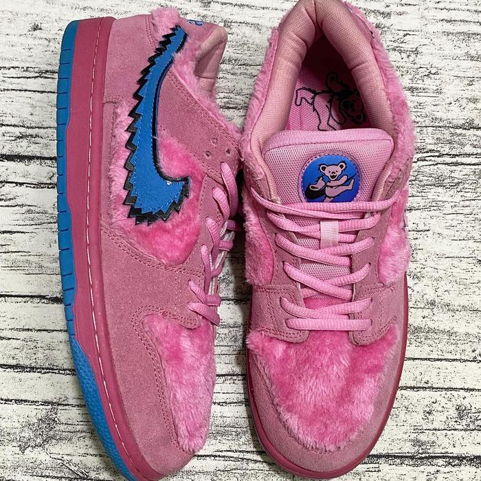 Sepatu SB Dunk Low Pro Grateful Dead "Pink Bears" Second - Size 43