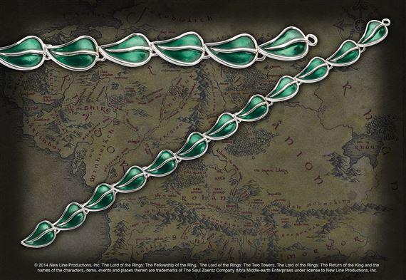 [Official Lord of the Rings] The Fellowship Link Enamel Necklace - Resmi