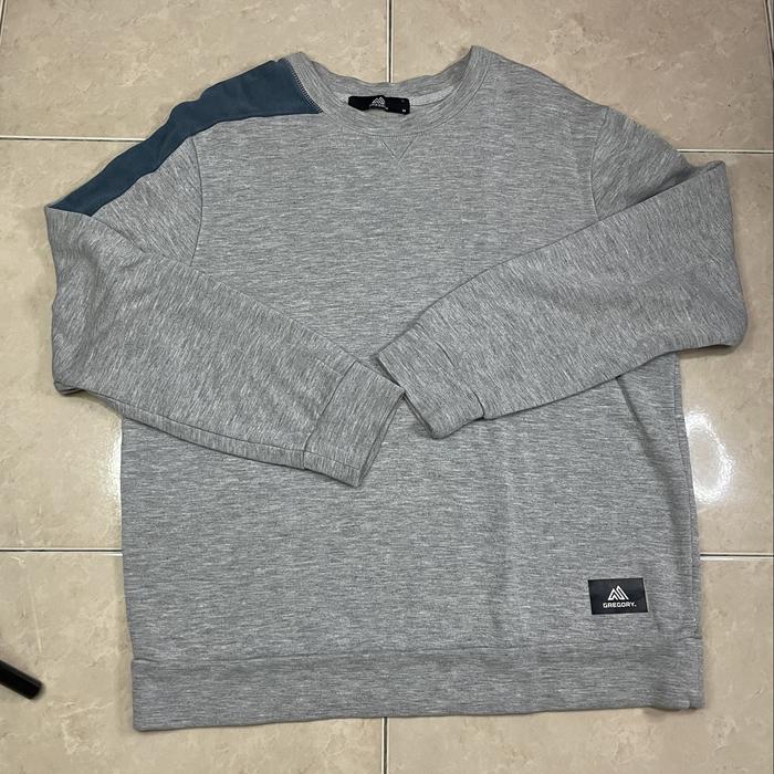 gregory sweater crewneck abu misty non hoddie bahan tebal hangat NOT ARCTERYX TNF