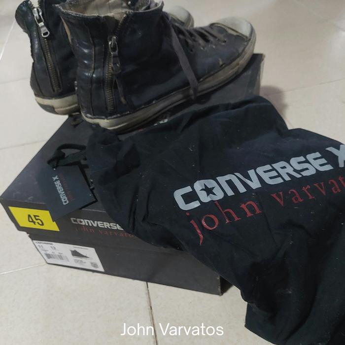 Sepatu Converse X John Varvatos Size US11 29.5 CM (Fit 47.5)