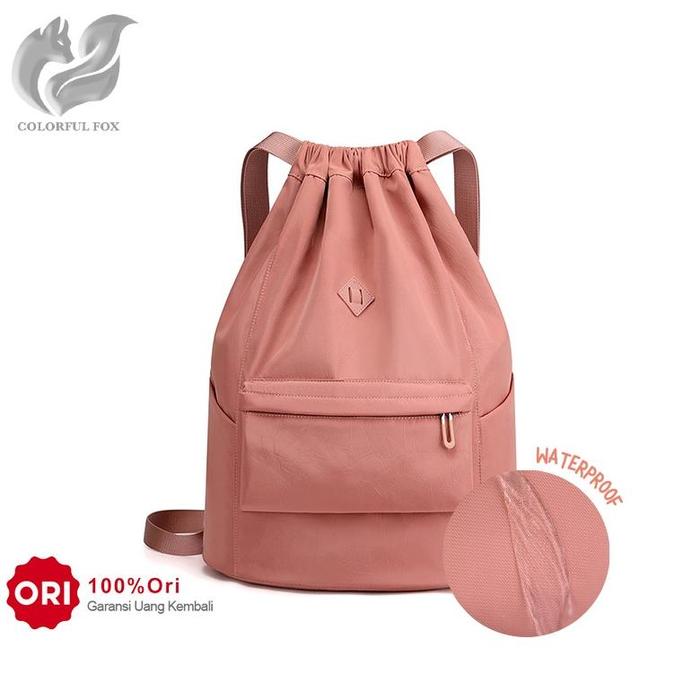 COLORFUL FOX 8536 Tas Ransel Wanita Backpack Wanita Remaja Tas Anti