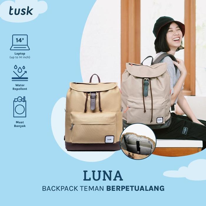 Tusk Luna - Tas Ransel Traveling Muat Laptop 14 Inch ORIGINAL