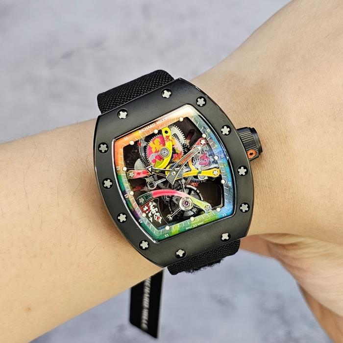 Jam tangan Automatic Swiss Tourbillon RM 68-01 Kongo Sapphire fullset