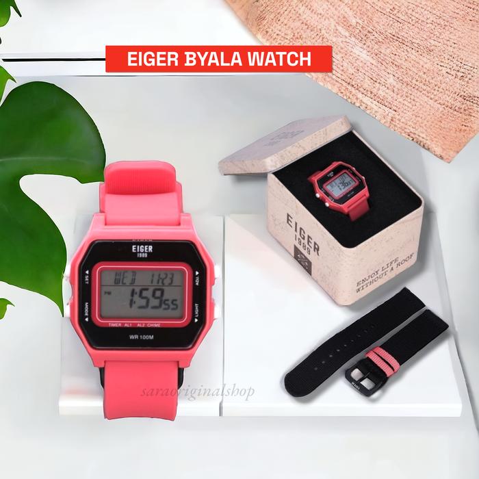 Eiger Byala Watch Jam Tangan Digital Analog Wanita Original