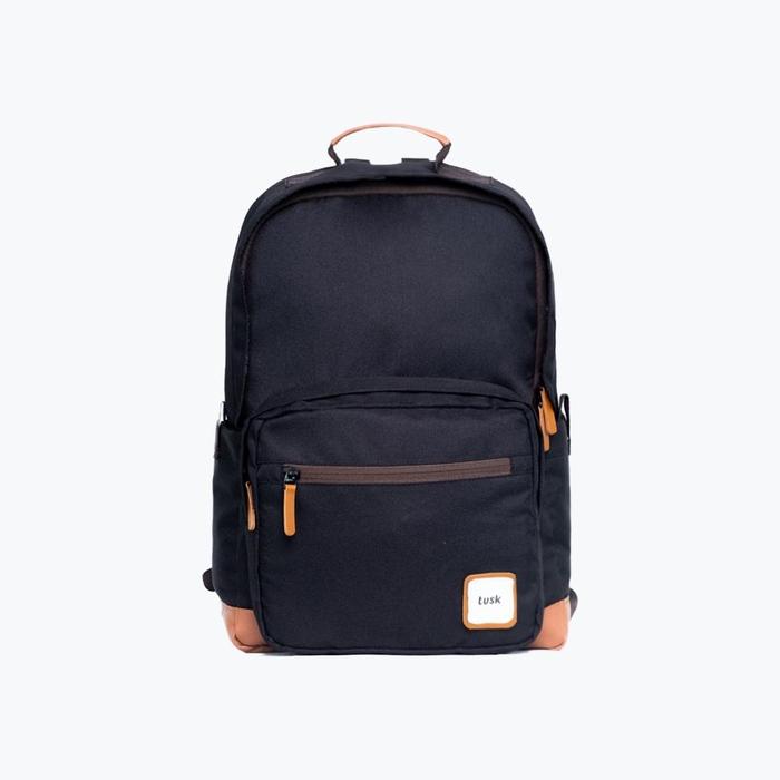 Tusk Migi Black - Tas Ransel Kuliah Laptop 14 Anti Maling ORIGINAL