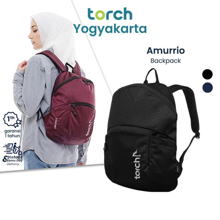 ORIGINAL TORCH Amurrio Tas Ransel Punggung Sekolah Kerja Travelling