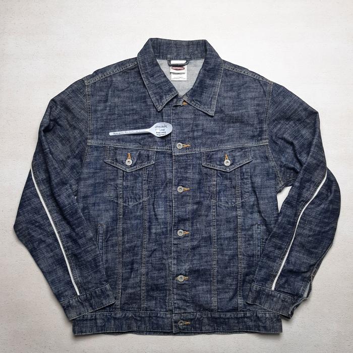 Masterpiece denim trucker jacket size fit XL MADE IN JAPAN