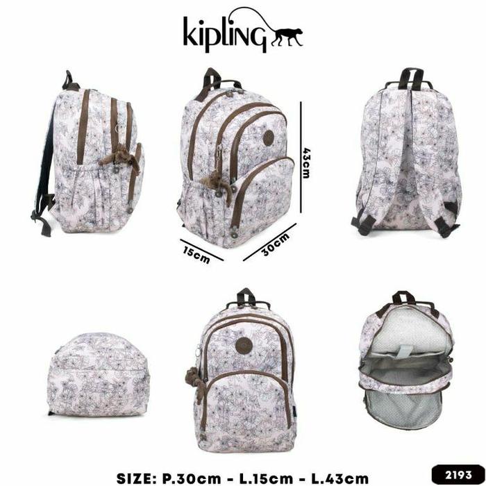 TAS RANSEL MOTIF PLUS T4 LAPTOP 14 INCH KIPLING 2193 IMPORT. ORIGINAL