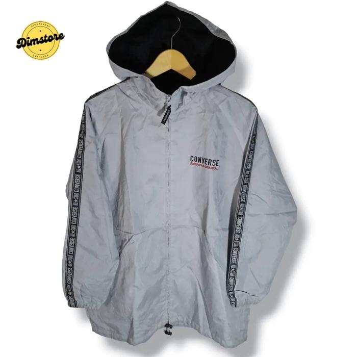 CONVERSE Tapped Big Logo coat jacket Size fit L - XL (P75xL62) Original Second