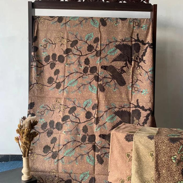 Kain Batik Solo katun print cupang serit c