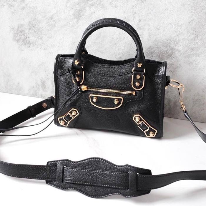 Balenciaga Mini Edge Black GHW