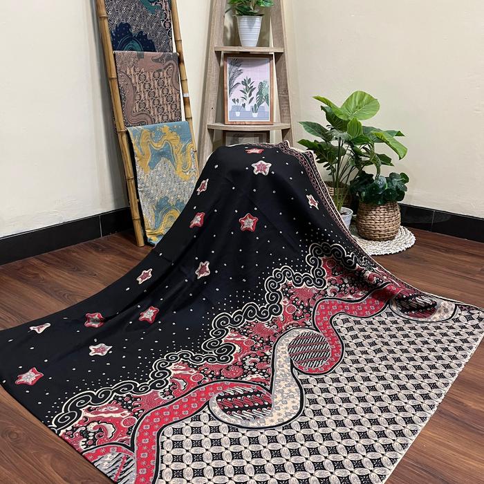 Kain Batik Solo katun motif parang samurai
