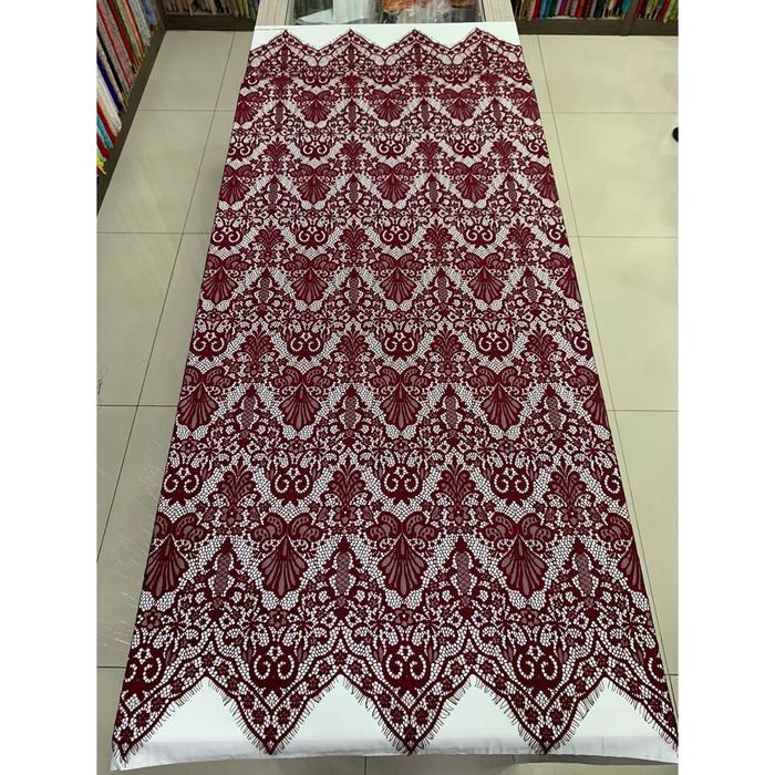 Bakal Kain Bahan Kebaya Brokat Semi Prancis Swiss Panel Katalog 2