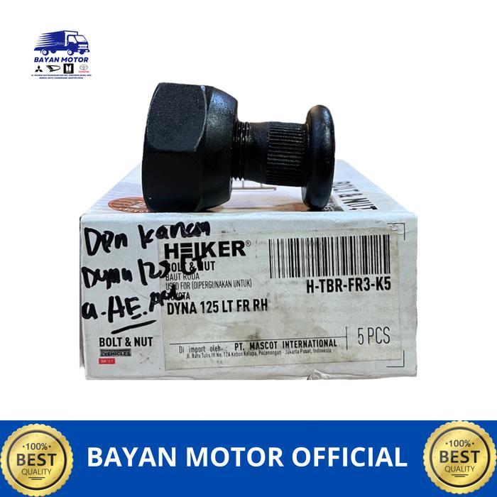 Baut Roda Depan Kanan Toyota Dyna 125 LT - Heiker Original