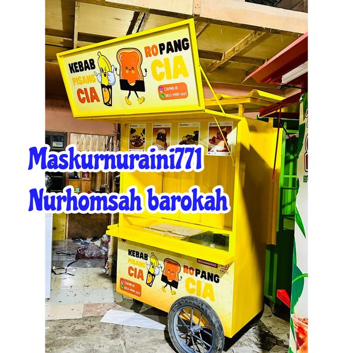 GEROBAK KEBAB , GEROBAK ROTI PANGGANG ,GEROBAK KONTAINER