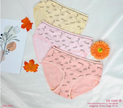 Celana Dalam CD Remaja Dewasa Seamles Motif Lucu Serap Keringat Lentur Nyaman