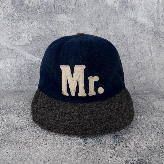 Ebbets Field Flannels Font Logo "Mr." Fitted Cap