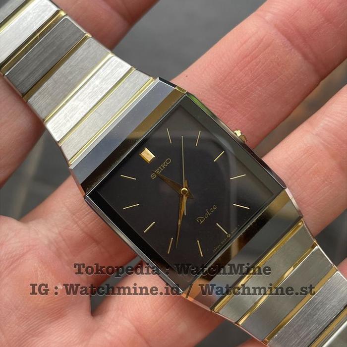 dolce seiko mevvah tank kotak jam pria