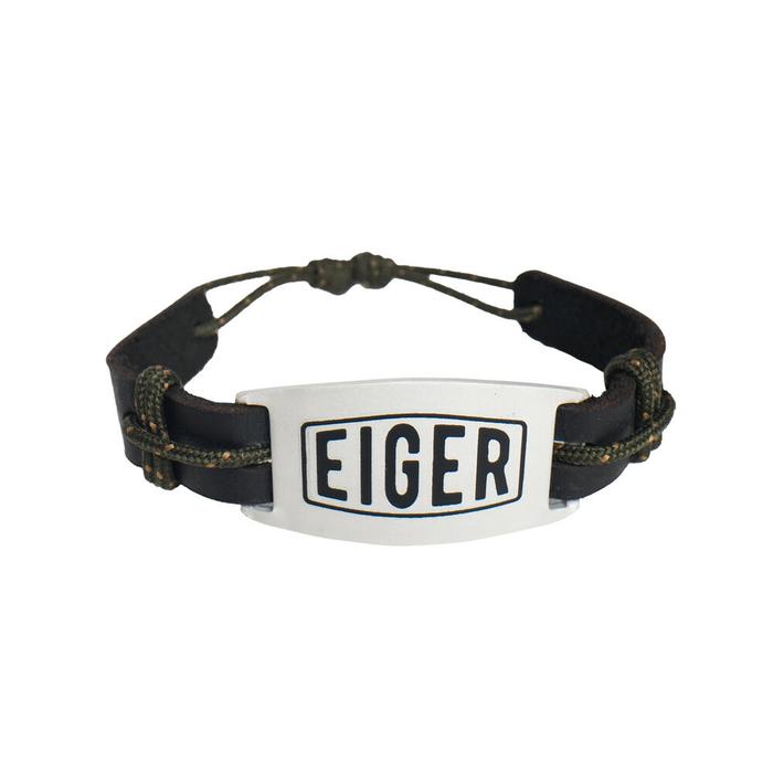 Gelang Stylish Pria Eiger Pandorea Bracelet - Gelang Logo Kulit