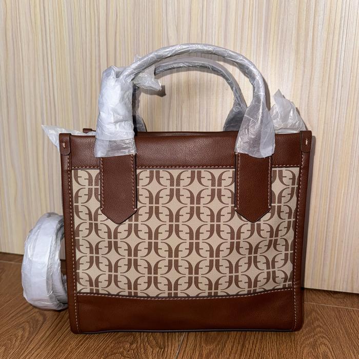 Kyler Satchel Beige/Brown