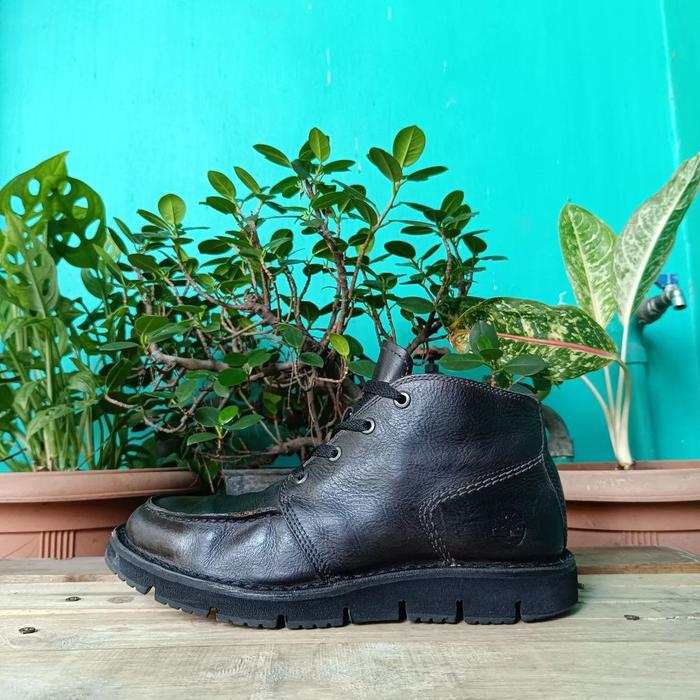 sepatu treking casual outdoor leather boots timberland size 40 second original