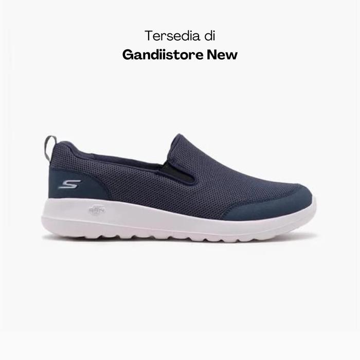 Sepatu Slip On Pria Skechers Go Walk Max Clinched 216010/NVY Navy Men