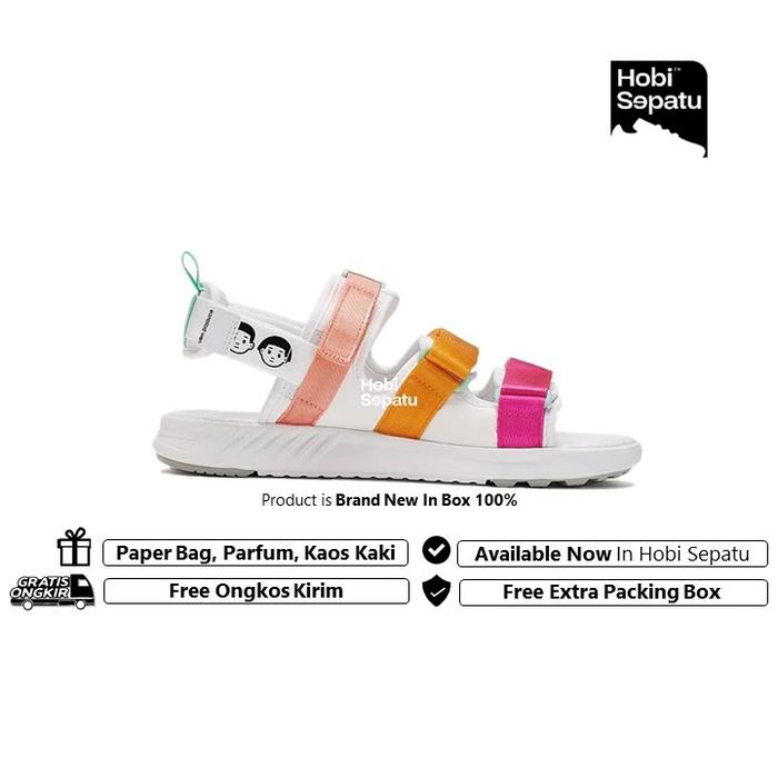 New Balance x Noritake 750 Sport Sandals White/Orange/Purple