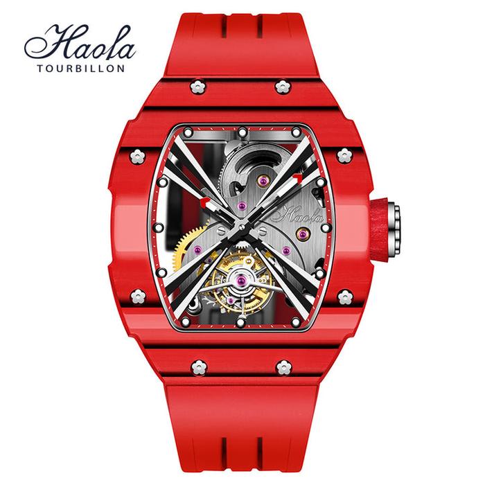HAOFA SKELETON TOURBILLON WATCH 1903 - Red