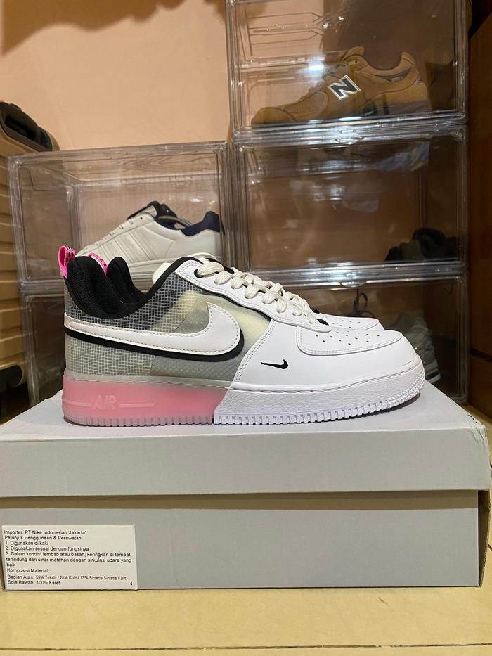 AIR FORCE 1 REACT WHITE/PINK ORIGINAL