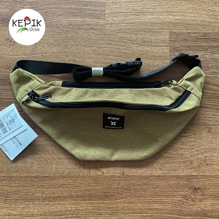 NEW TAS ANELLO WAIST BAG ORIGINAL MUSTARD JAPAN